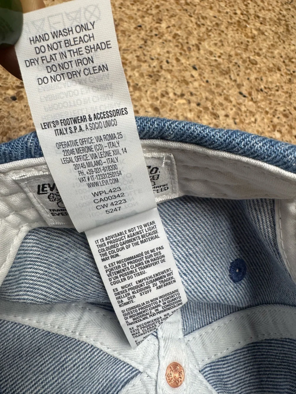 Levi’s Denim Blue Star Cap